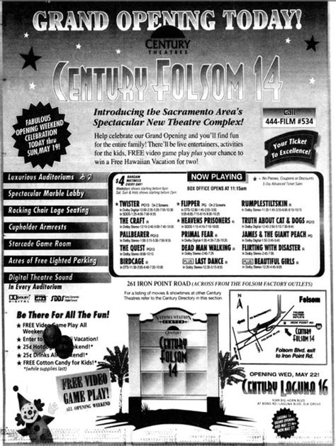 Folsom century showtimes. Things To Know About Folsom century showtimes. 